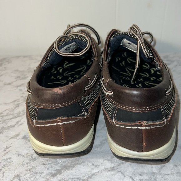 Men’s Island Surf Boat Sailor Shoes Brown 9M - Picture 4 of 9